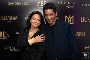 Sandra Sisley et Richie Reach (DJ) - Soirée à la suite Sandra & Co lors du 76ème Festival International du Film de Cannes le 24 mai 2023. © Aurelio Stella