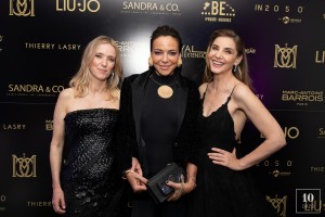 Léa Drucker, Sandra Sisley et Clotide Coureau - Soirée à la suite Sandra & Co lors du 76ème Festival International du Film de Cannes le 25 mai 2023. © Aurelio Stella