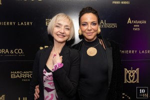 Maria de Medeiros et Sandra Sisley - Soirée à la suite Sandra & Co lors du 76ème Festival International du Film de Cannes le 25 mai 2023. © Aurelio Stella