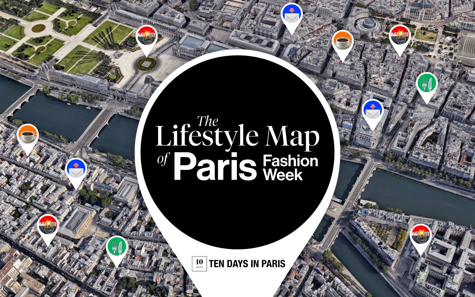 Paris fashion Week Hotspots Map w/ NSS Mag