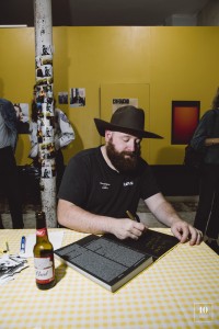 Odieux Bobby - book launch - fisheye - alek katar-15