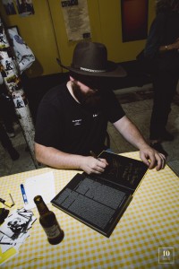 Odieux Bobby - book launch - fisheye - alek katar-16