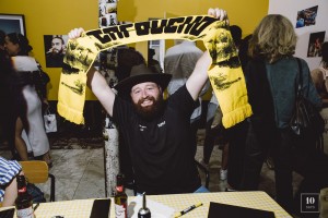 Odieux Bobby - book launch - fisheye - alek katar-2
